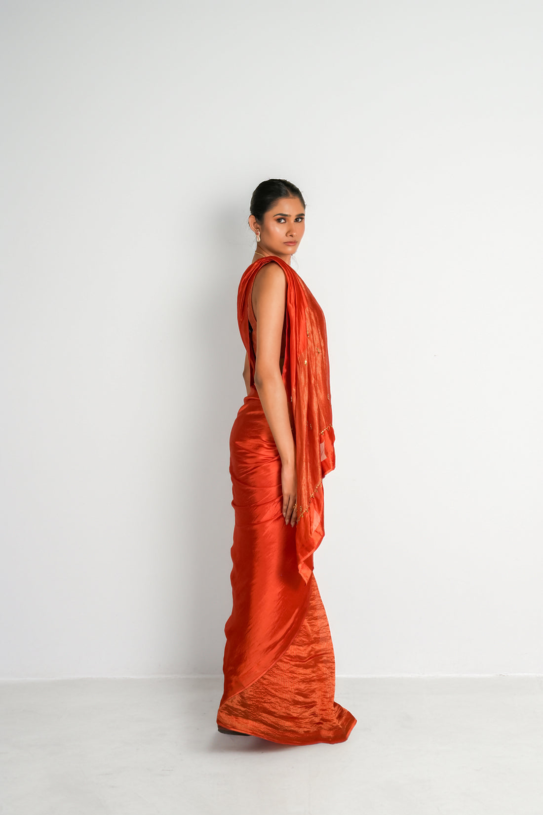 The Coin Edit | Orange Saree