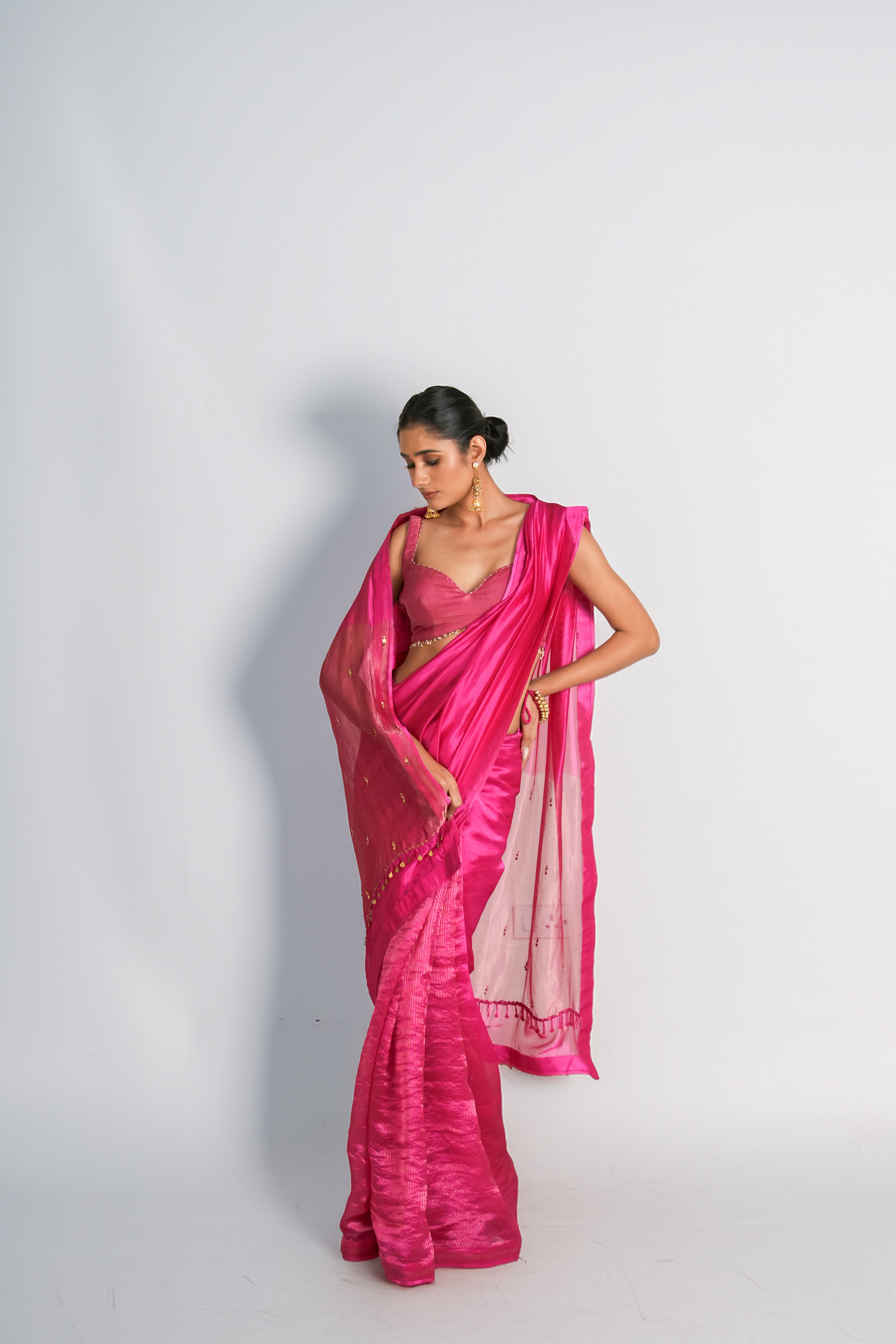 The Coin Edit | Pink Saree