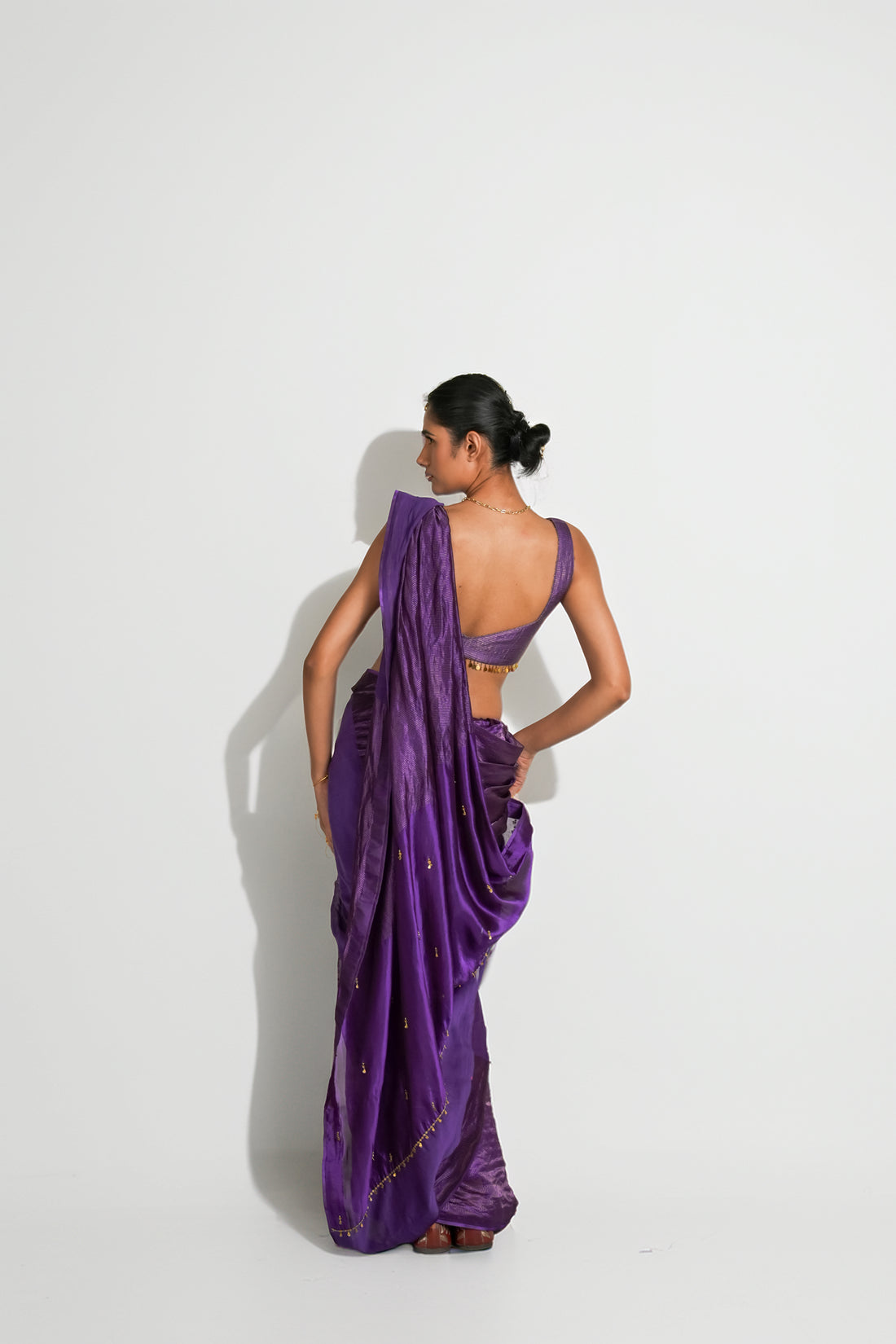 The Coin Edit | Purple Saree