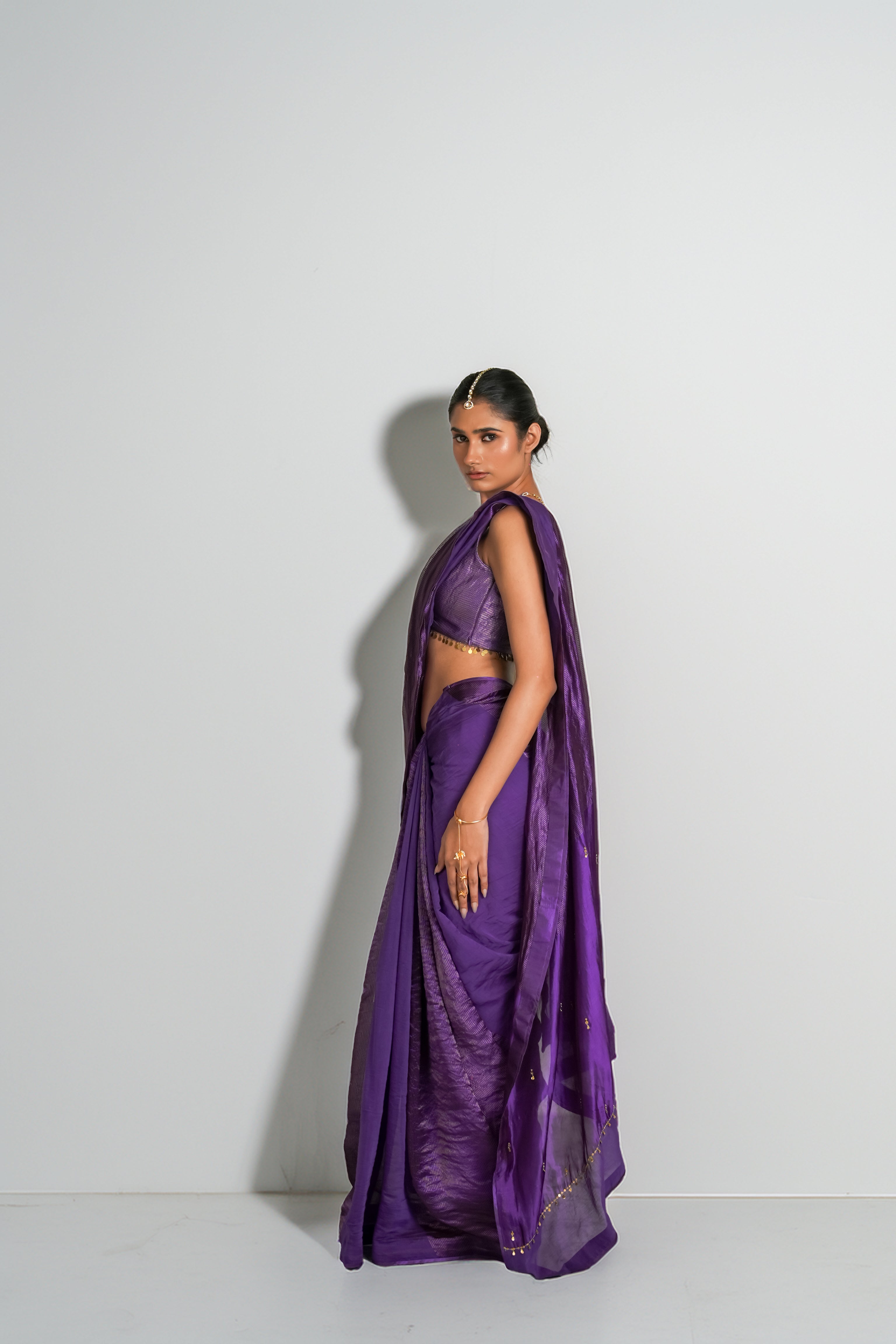 The Coin Edit | Purple Saree