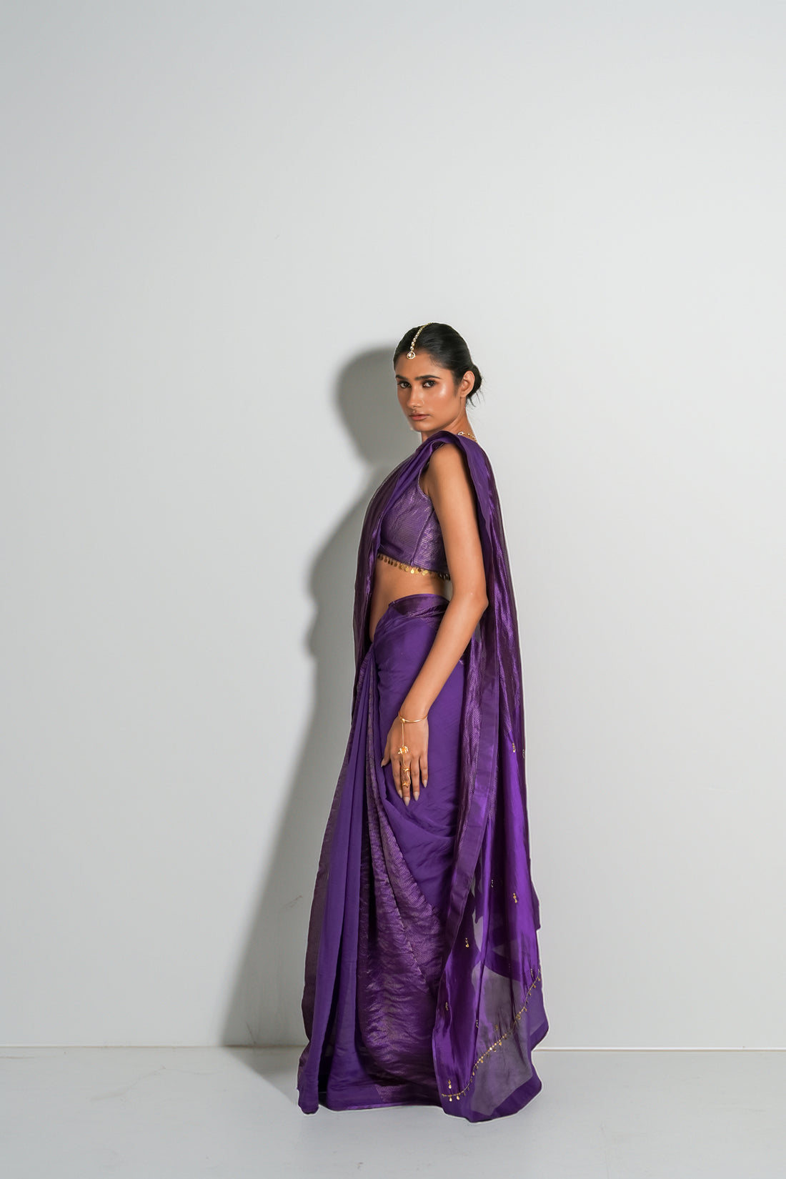 The Coin Edit | Purple Saree