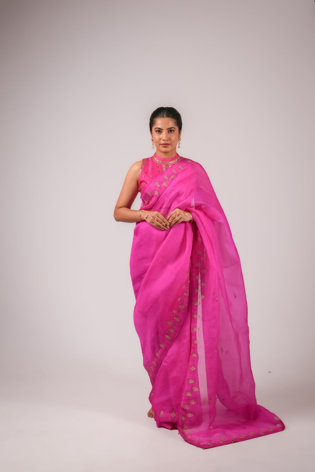 The coin edit | Hot Pink Saree