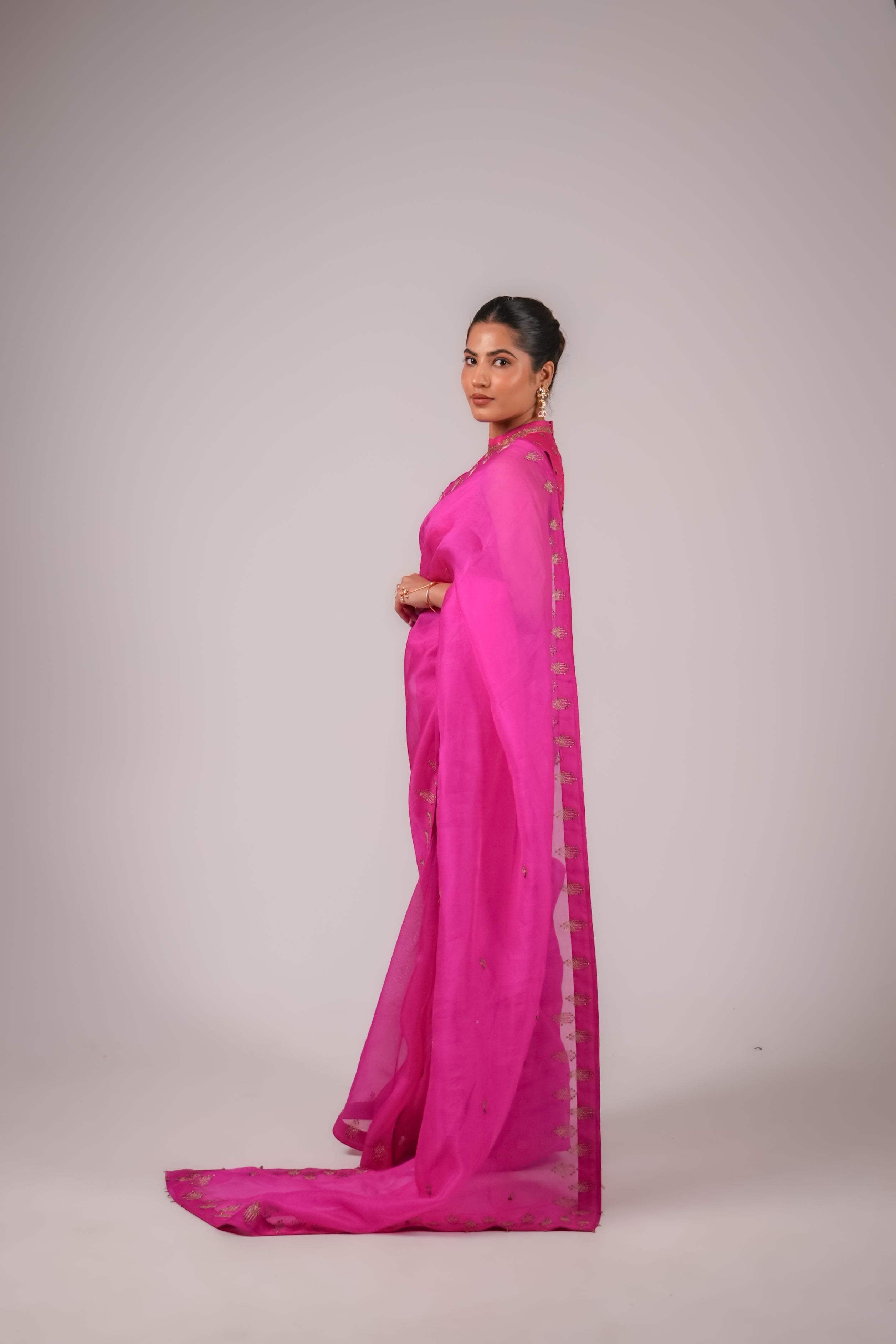 The coin edit | Hot Pink Saree