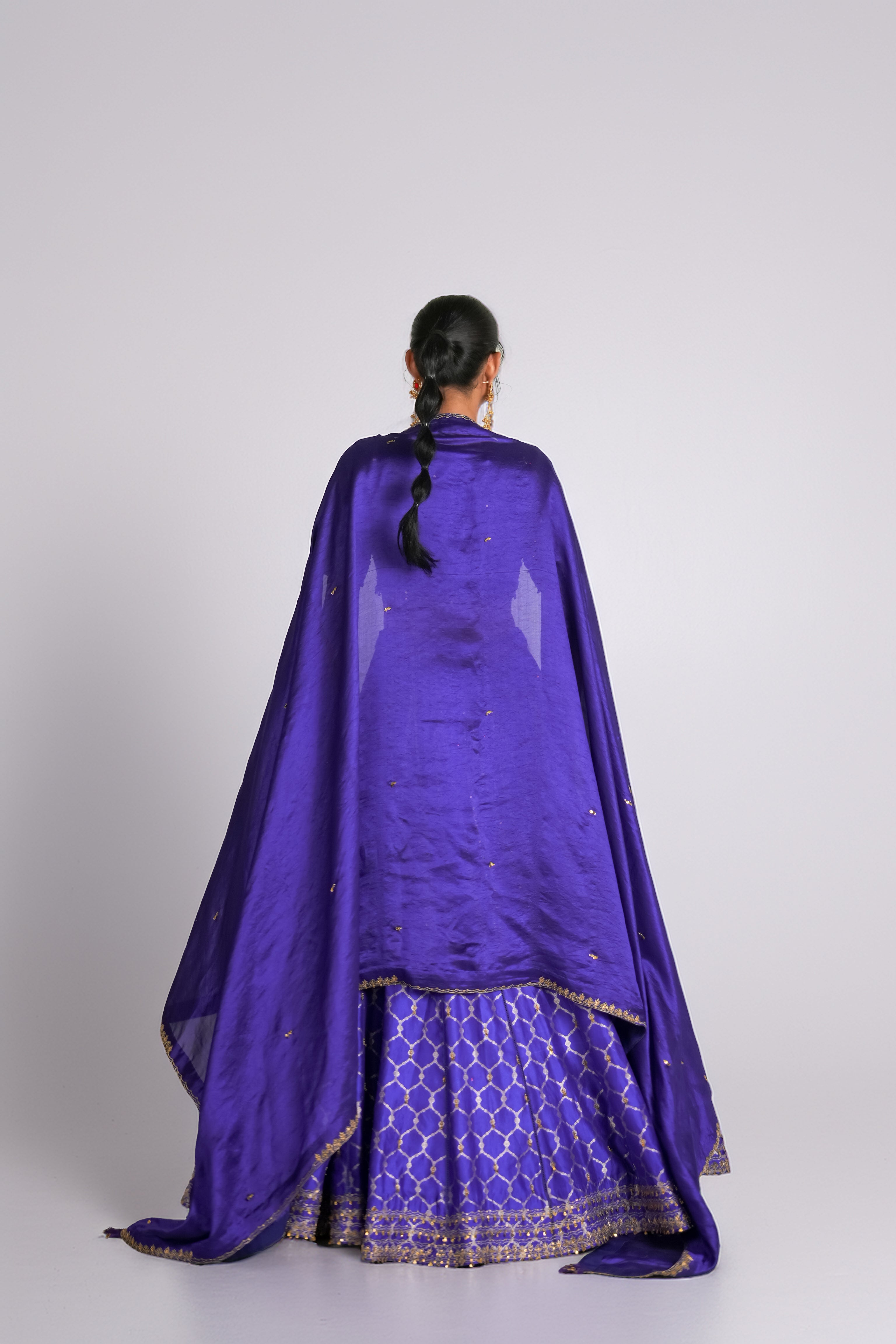 Lakeer | Purple Lehenga Set