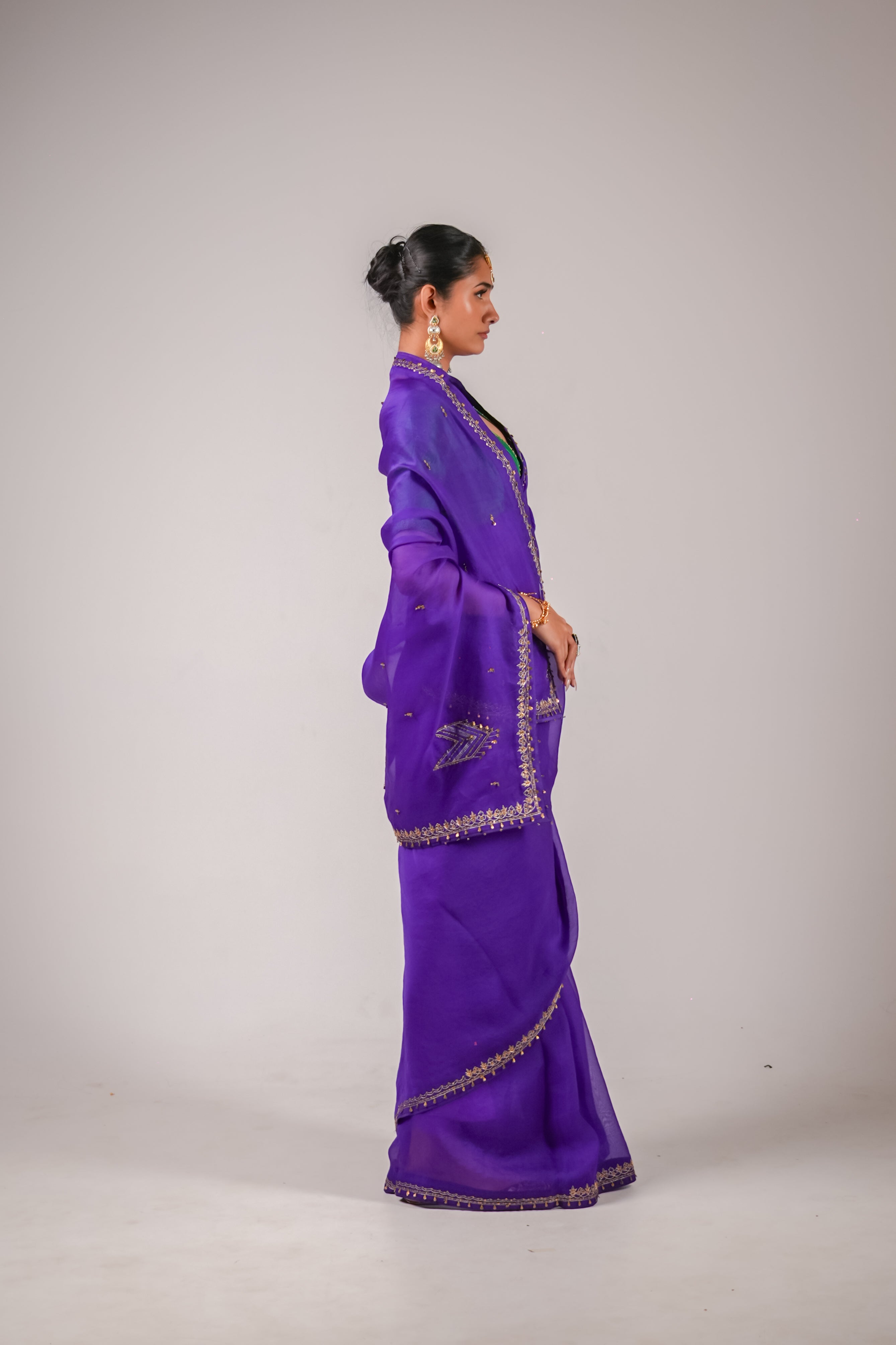 The Coin Edit | Purple Saree