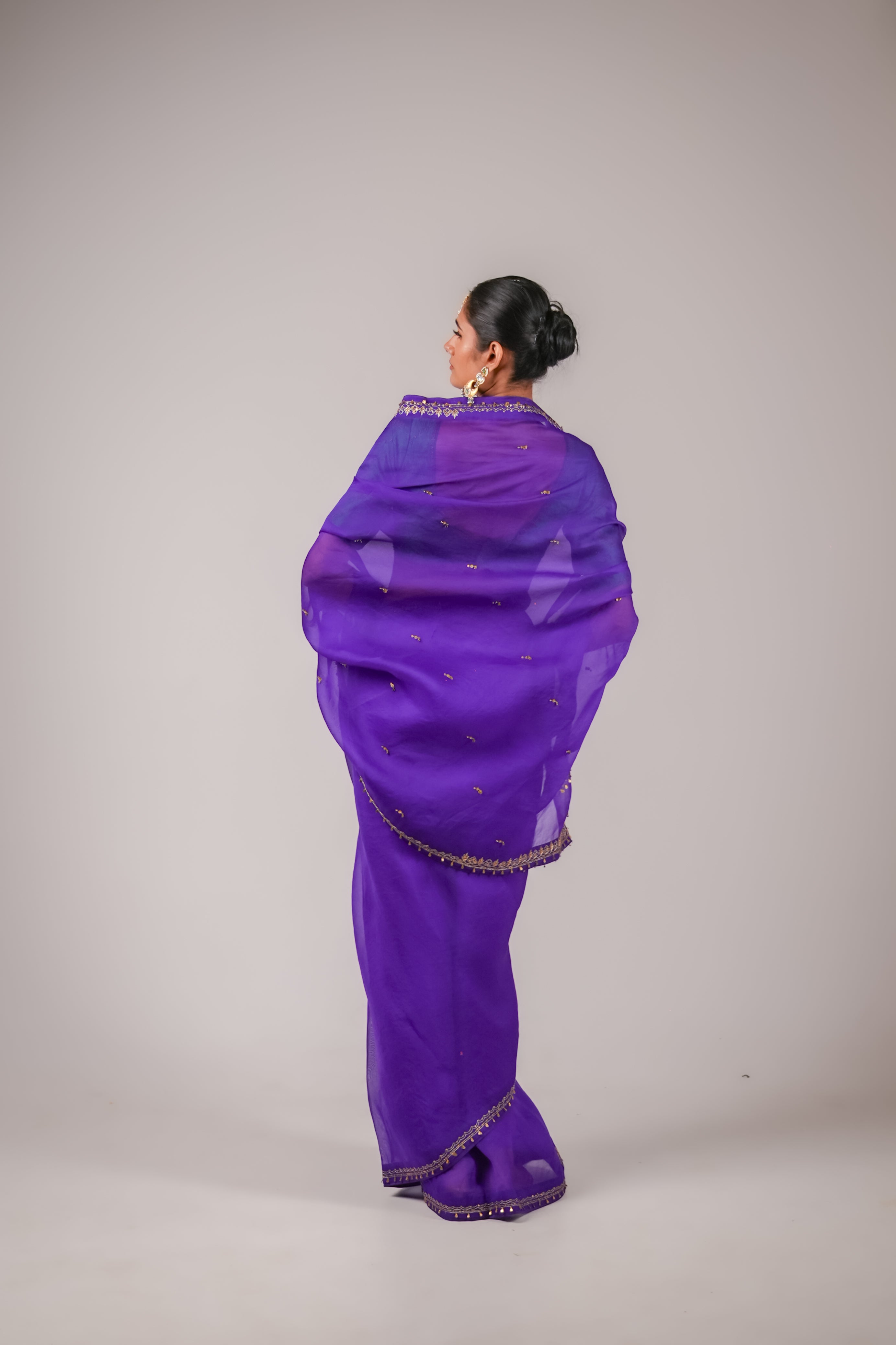 The Coin Edit | Purple Saree