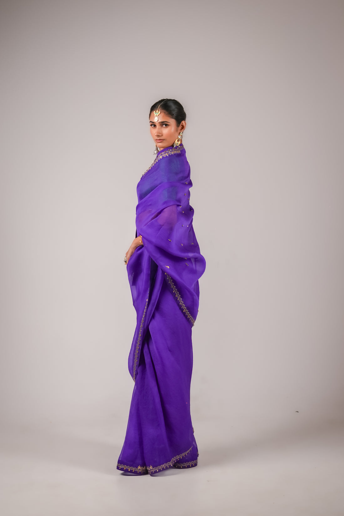 The Coin Edit | Purple Saree
