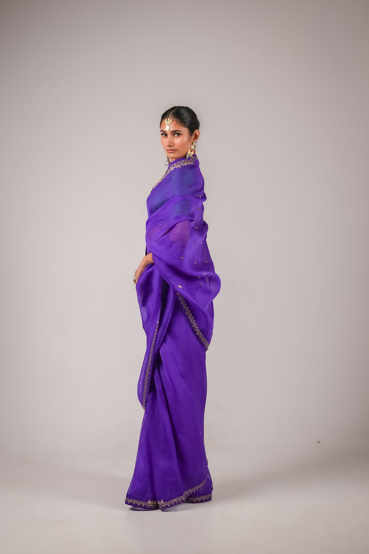 The Coin Edit | Purple Saree