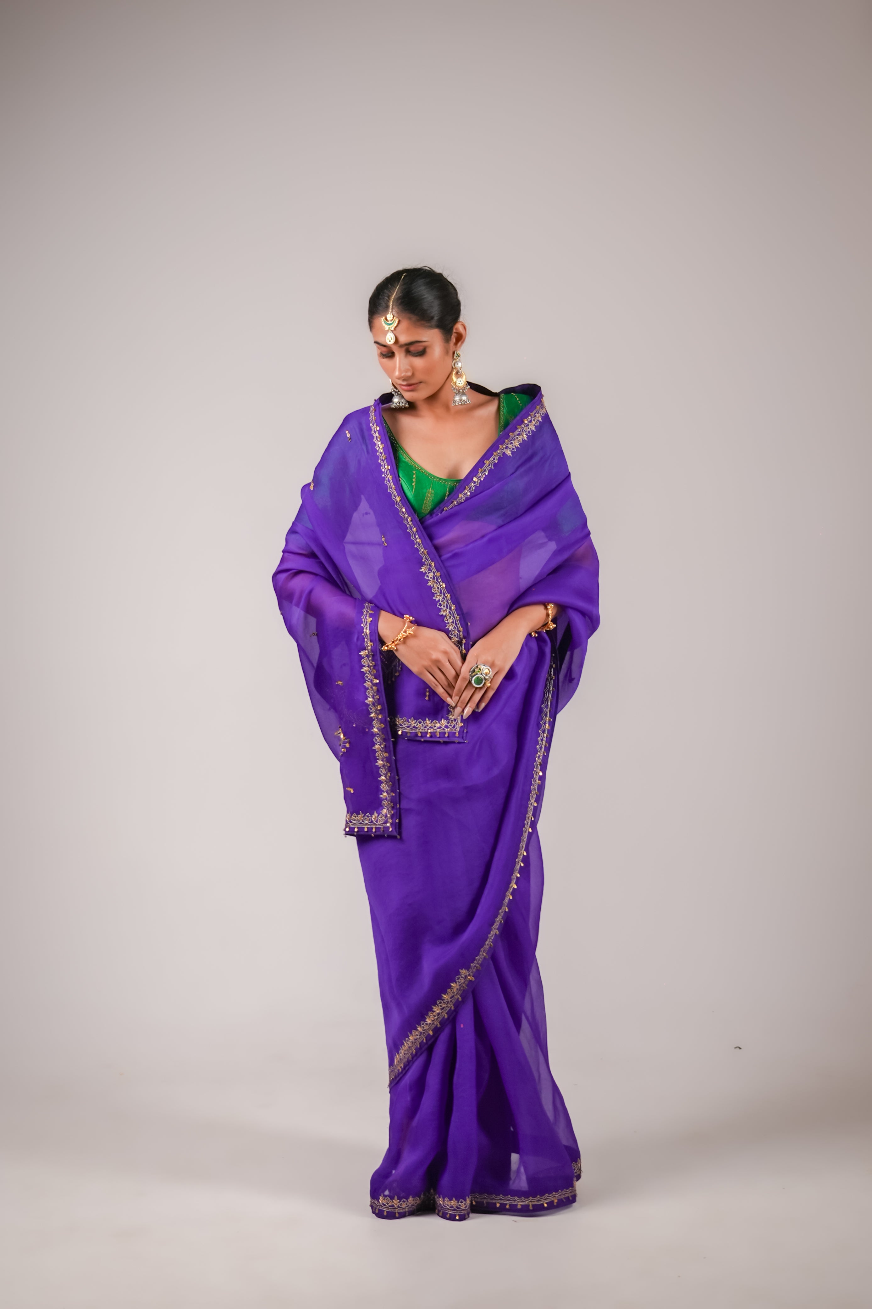 The Coin Edit | Purple Saree