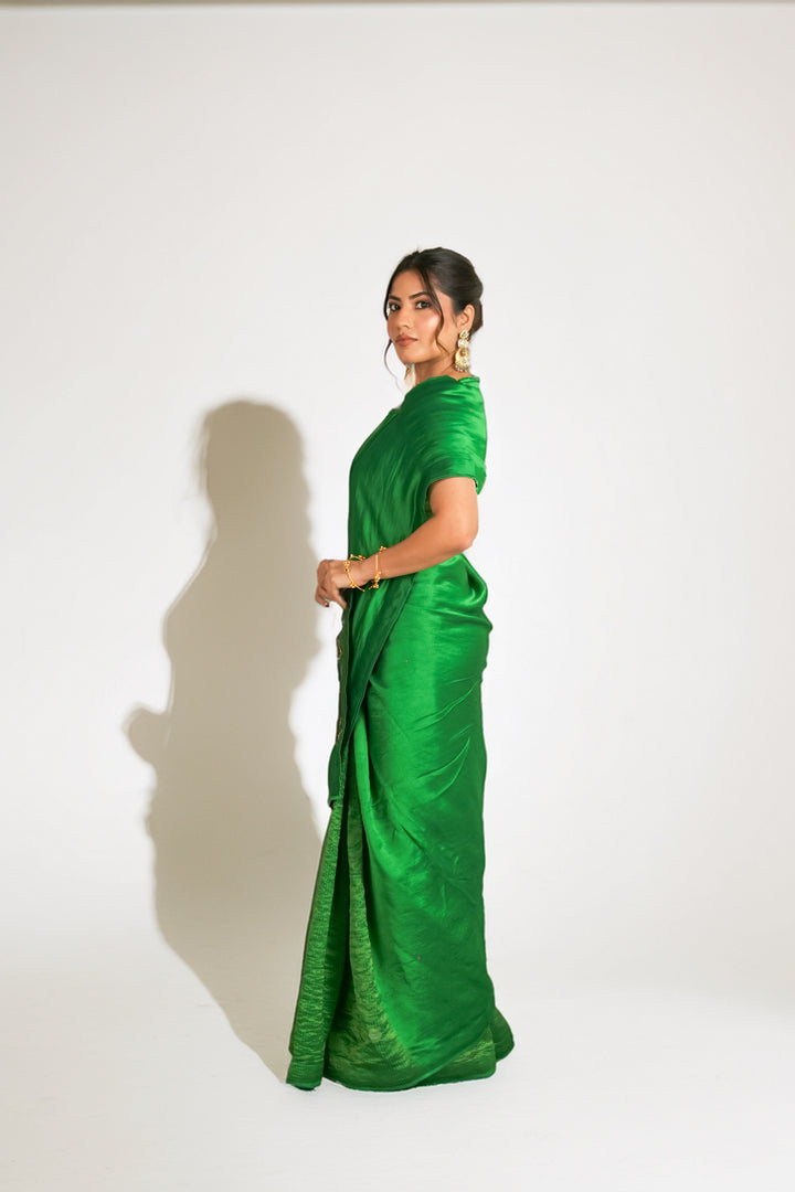 The Coin Edit | Green Saree