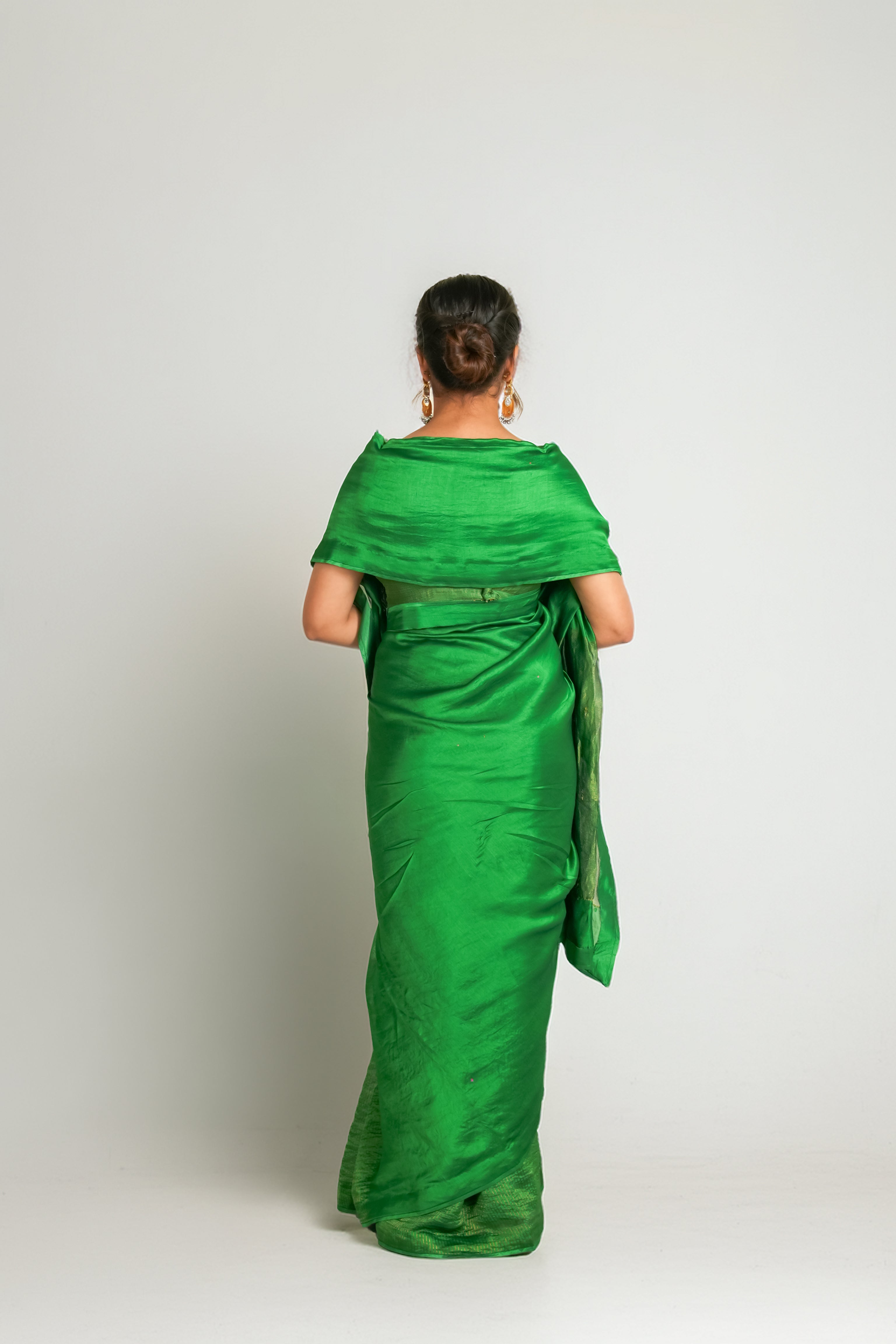 The Coin Edit | Green Saree