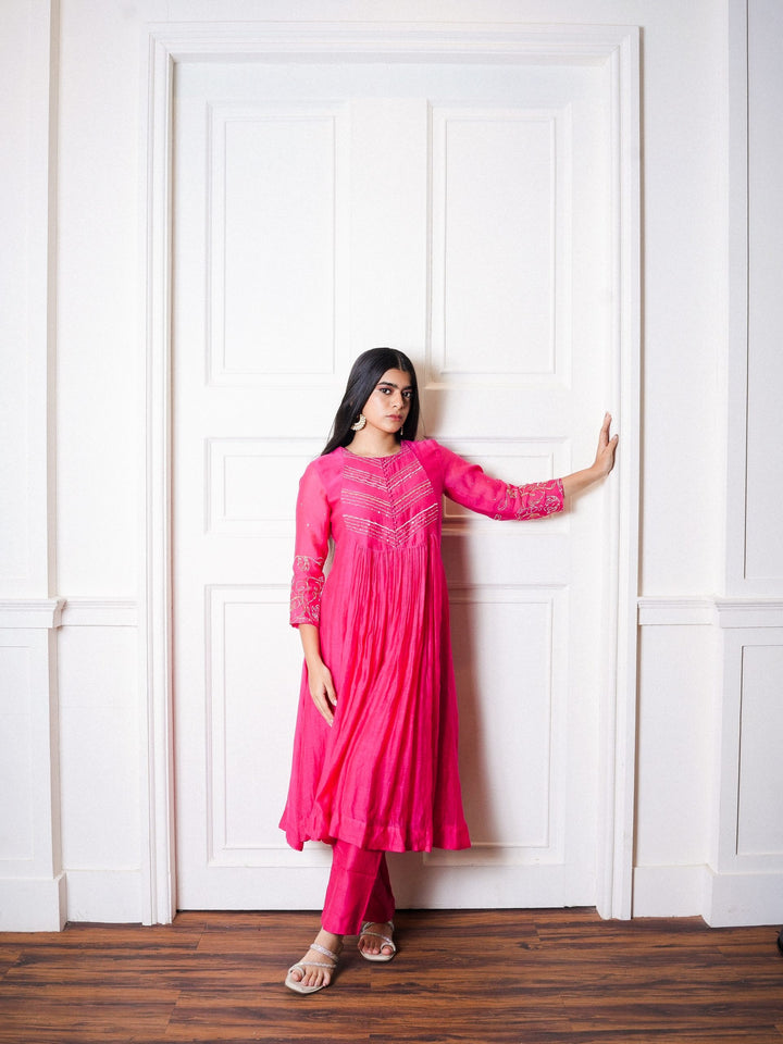 A-Line Flared Top with Pants.