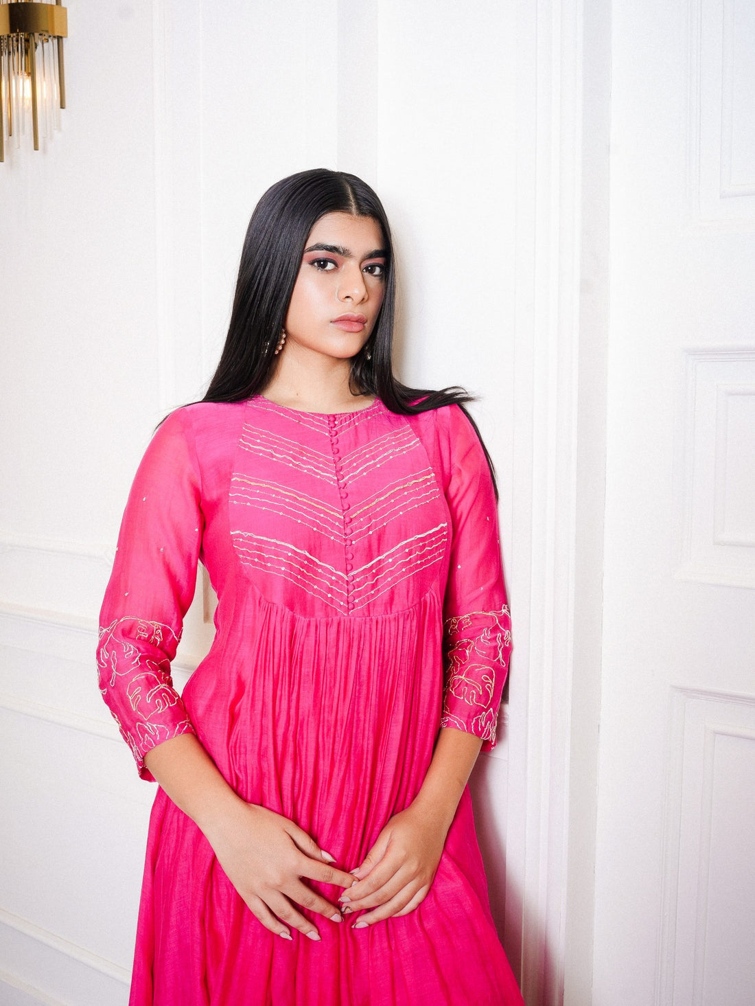 A-Line Flared Top with Pants.