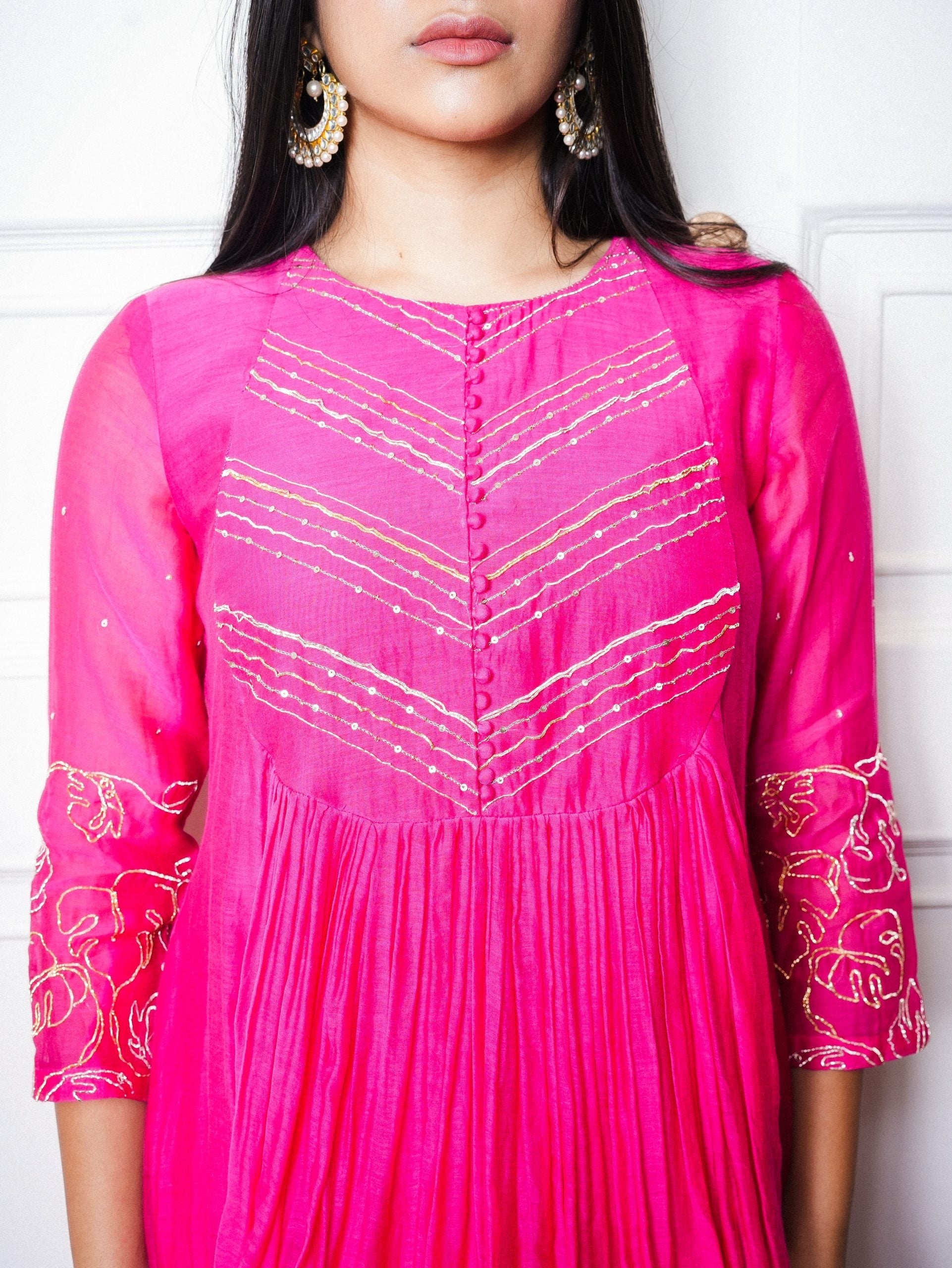 A-Line Flared Top with Pants.