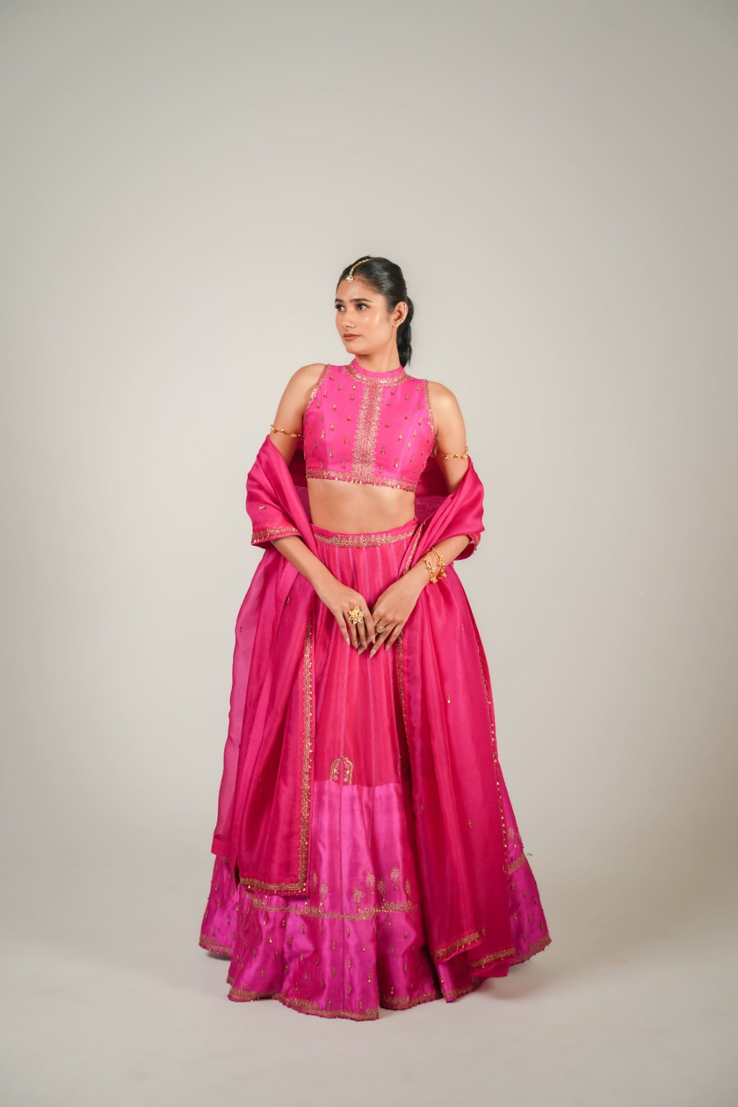 Lakeer| Pink Lehenga Set