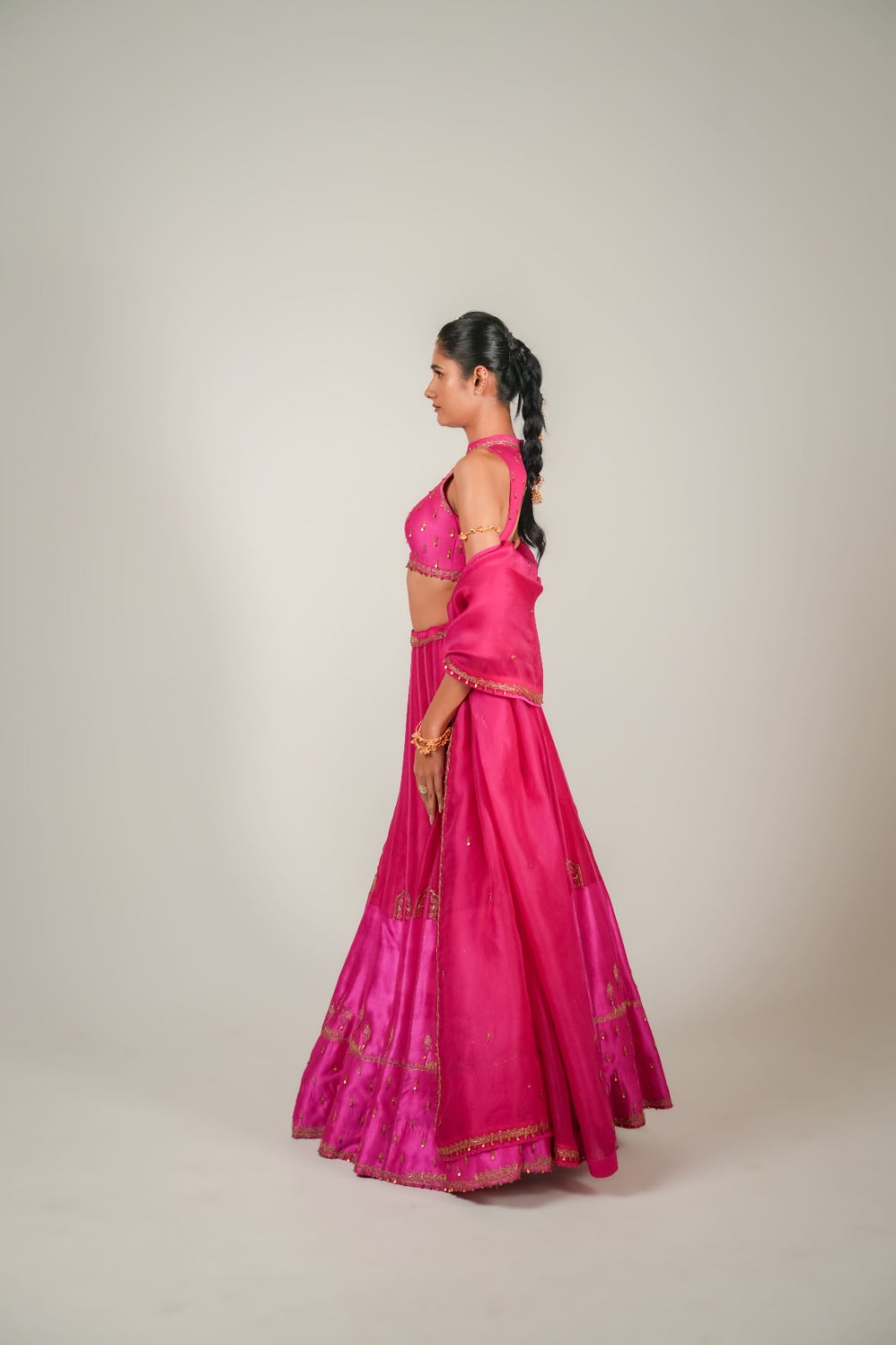 Lakeer| Pink Lehenga Set